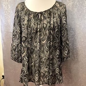 Croft&Barrow top . It’s beautiful, classy . Size L